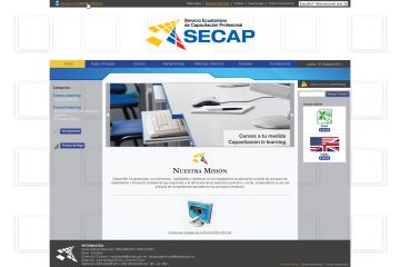 Secap - Home Web y Aula Virtual