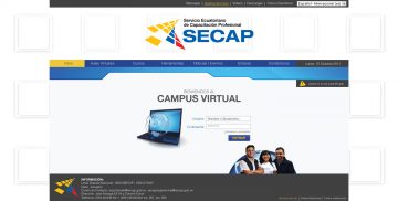 Secap - Home Web y Aula Virtual