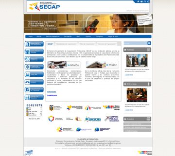 Secap - Home Web y Aula Virtual