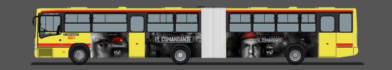 Gigantografía Metrobus - El Comandante - Campaña Publicitaria