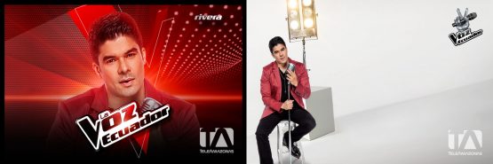 Postal - La Voz Ecuador - Jerry Rivera