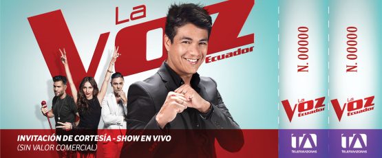 Ticket - La Voz Ecuador II (Américo)