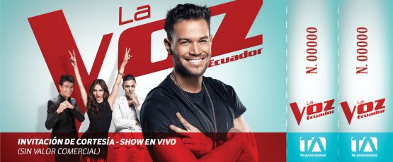 Ticket - La Voz Ecuador II (Daniel Beta)