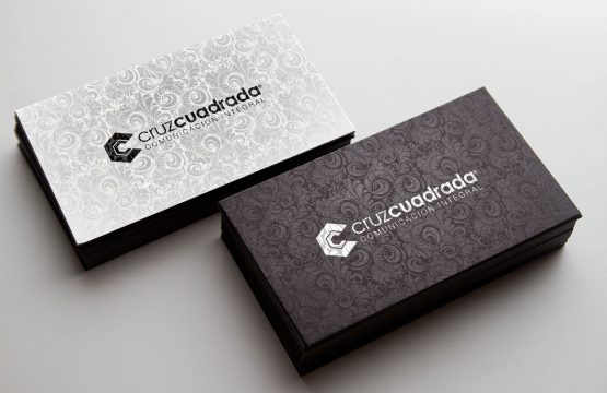 Tarjetas de Presentación - Cruz Cuadrada - Identidad Corporativa