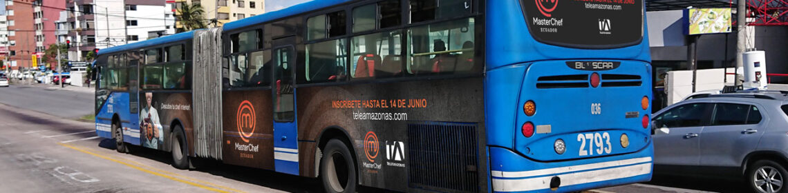 MasterChef Ecuador Casting Campaña Publicitaria Vladimir Zambrano Metrobus-Q 01